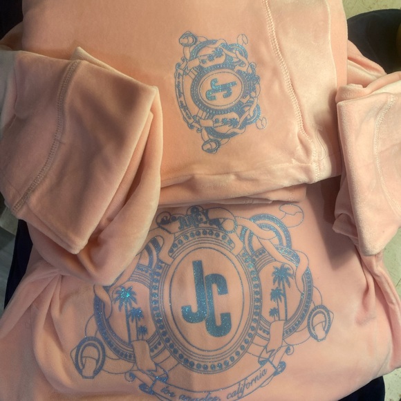 NWT Juicy Couture Whisper Pink Tracksuit - Picture 1 of 5